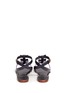 Back View - Click To Enlarge - TORY BURCH - Kira bow gladiator sandals