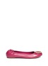 Main View - Click To Enlarge - TORY BURCH - Reva leather ballet flats 