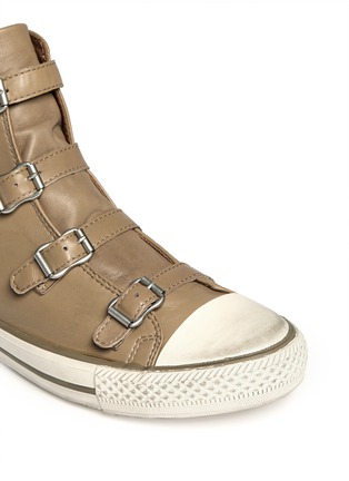 Detail View - Click To Enlarge - ASH - 'Virgin' buckle leather sneakers