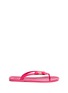 Main View - Click To Enlarge - TORY BURCH - Michaela bow jelly flip-flops