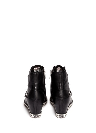 Back View - Click To Enlarge - ASH - Eagle leather wedge sneakers