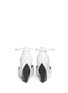 Back View - Click To Enlarge - MELISSA - Floret colour-blocking peep-toe heels
