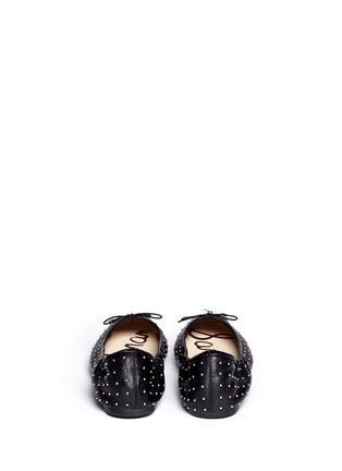 Back View - Click To Enlarge - SAM EDELMAN - 'Frankie' studded leather flats