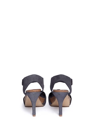 Back View - Click To Enlarge - PEDRO GARCIA  - Lila suede sandals