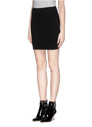 Front View - Click To Enlarge - THEORY - 'Holeen' stretch knit skirt