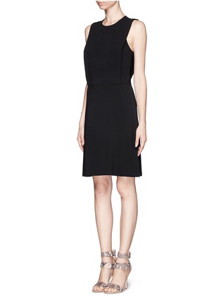 Front View - Click To Enlarge - THEORY - Rimlan overlay panel dress