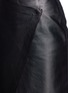Detail View - Click To Enlarge - THEORY - 'Derion' Leather Combo Skirt