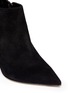 Detail View - Click To Enlarge - SERGIO ROSSI - 'Blink' keyhole suede booties