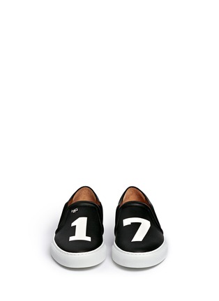 Figure View - Click To Enlarge - GIVENCHY - 'Pervert 17' print leather skate slip-ons