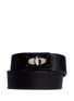 Main View - Click To Enlarge - GIVENCHY - Shark tooth double wrap leather bracelet