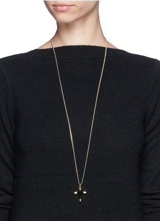 Figure View - Click To Enlarge - GIVENCHY - Cross pendant necklace