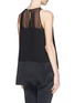Back View - Click To Enlarge - ELIZABETH AND JAMES - Sheer silk tank top