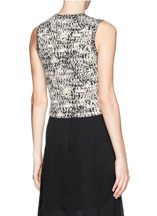 Back View - Click To Enlarge - THEORY - 'Breeta' pixel knit sleeveless top