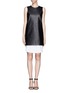 Main View - Click To Enlarge - THEORY - Leather shift dress with detachable layer