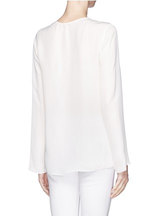 Back View - Click To Enlarge - THEORY - 'Trent' silk blouse