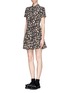 Figure View - Click To Enlarge - ELIZABETH AND JAMES - 'Maren' floral silk dress