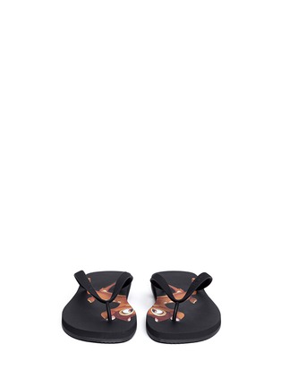 Figure View - Click To Enlarge - GIVENCHY - Bambi print flip flops