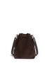 Back View - Click To Enlarge - PROENZA SCHOULER - Large suede bucket bag