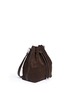 Front View - Click To Enlarge - PROENZA SCHOULER - Large suede bucket bag