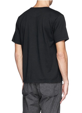 Back View - Click To Enlarge - WHITE MOUNTAINEERING - Stripe pocket T-shirt