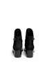 Back View - Click To Enlarge - ALEXANDER WANG - 'Cara' calf hair leather ankle boots