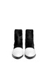 Figure View - Click To Enlarge - ALEXANDER WANG - 'Cara' calf hair leather ankle boots