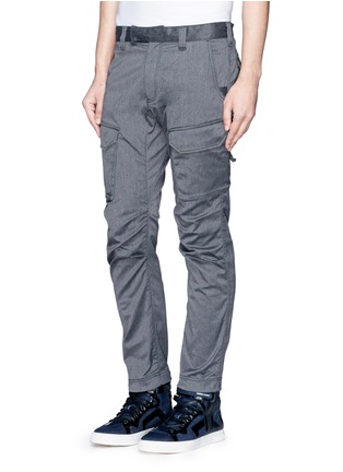 Front View - Click To Enlarge - WHITE MOUNTAINEERING - Slim fit cargo pants