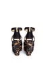 Back View - Click To Enlarge - JIMMY CHOO - 'Parrow' strappy leather lace wedge sandals