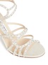 Detail View - Click To Enlarge - JIMMY CHOO - 'Summit' strass caged sandals