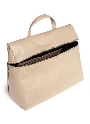  - KARA - Pebbled leather top handle satchel