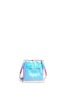 Detail View - Click To Enlarge - KARA - 'Tie Crossbody' nano holographic mirror leather bag