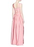 Back View - Click To Enlarge - 72722 - 'Morning After' twisted bandeau cutout wide leg jumpsuit
