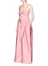 Figure View - Click To Enlarge - 72722 - 'Morning After' twisted bandeau cutout wide leg jumpsuit