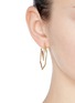 Figure View - Click To Enlarge - MICHELLE CAMPBELL - 'Honeycomb' 14k gold hoop earrings