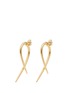 Main View - Click To Enlarge - MICHELLE CAMPBELL - 'Large Talon' 14k gold earrings