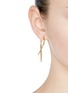 Figure View - Click To Enlarge - MICHELLE CAMPBELL - 'Large Talon' 14k gold earrings