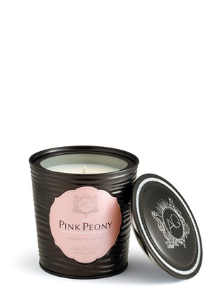 Figure View - Click To Enlarge - AQUIESSE - Pink Peony tall tin scented candle