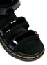 Detail View - Click To Enlarge - DR. MARTENS - 'Marabel T' ankle strap patent leather toddler sandals