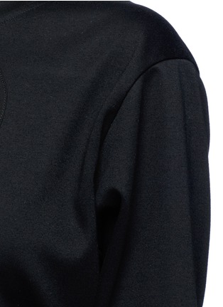 Detail View - Click To Enlarge - PROENZA SCHOULER - Cutout heart bonded jersey long sleeve T-shirt