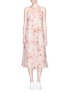 Main View - Click To Enlarge - CALVIN KLEIN 205W39NYC - 'Lavern' floral print silk organza bustier dress