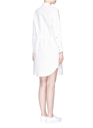 Back View - Click To Enlarge - HELEN LEE - 'Flying Bunny' embroidered shirt jacket
