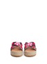 Front View - Click To Enlarge - MABU BY MARIA BK - 'Violette' tribal embroidered espadrille platform slide sandals