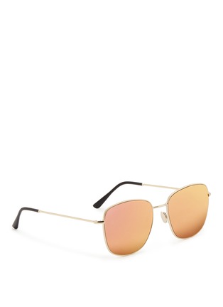 Figure View - Click To Enlarge - SPEKTRE - 'Avanti' metal square mirror sunglasses