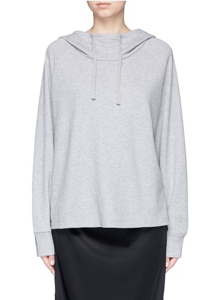 Main View - Click To Enlarge - JAMES PERSE - Oversized double-faced brushed fleece hoodie
