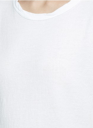 Detail View - Click To Enlarge - JAMES PERSE - Round hem crepe jersey T-shirt
