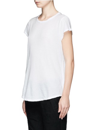 Front View - Click To Enlarge - JAMES PERSE - Round hem crepe jersey T-shirt