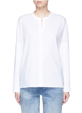Main View - Click To Enlarge - JAMES PERSE - Dolman sleeve cotton blend poplin shirt