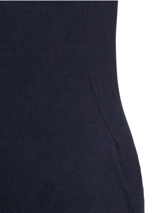 Detail View - Click To Enlarge - JAMES PERSE - Kangaroo pocket felted jersey maxi dress