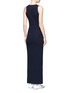 Back View - Click To Enlarge - JAMES PERSE - Kangaroo pocket felted jersey maxi dress