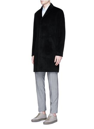 Front View - Click To Enlarge - THEORY - 'Delancey' alpaca-wool coat